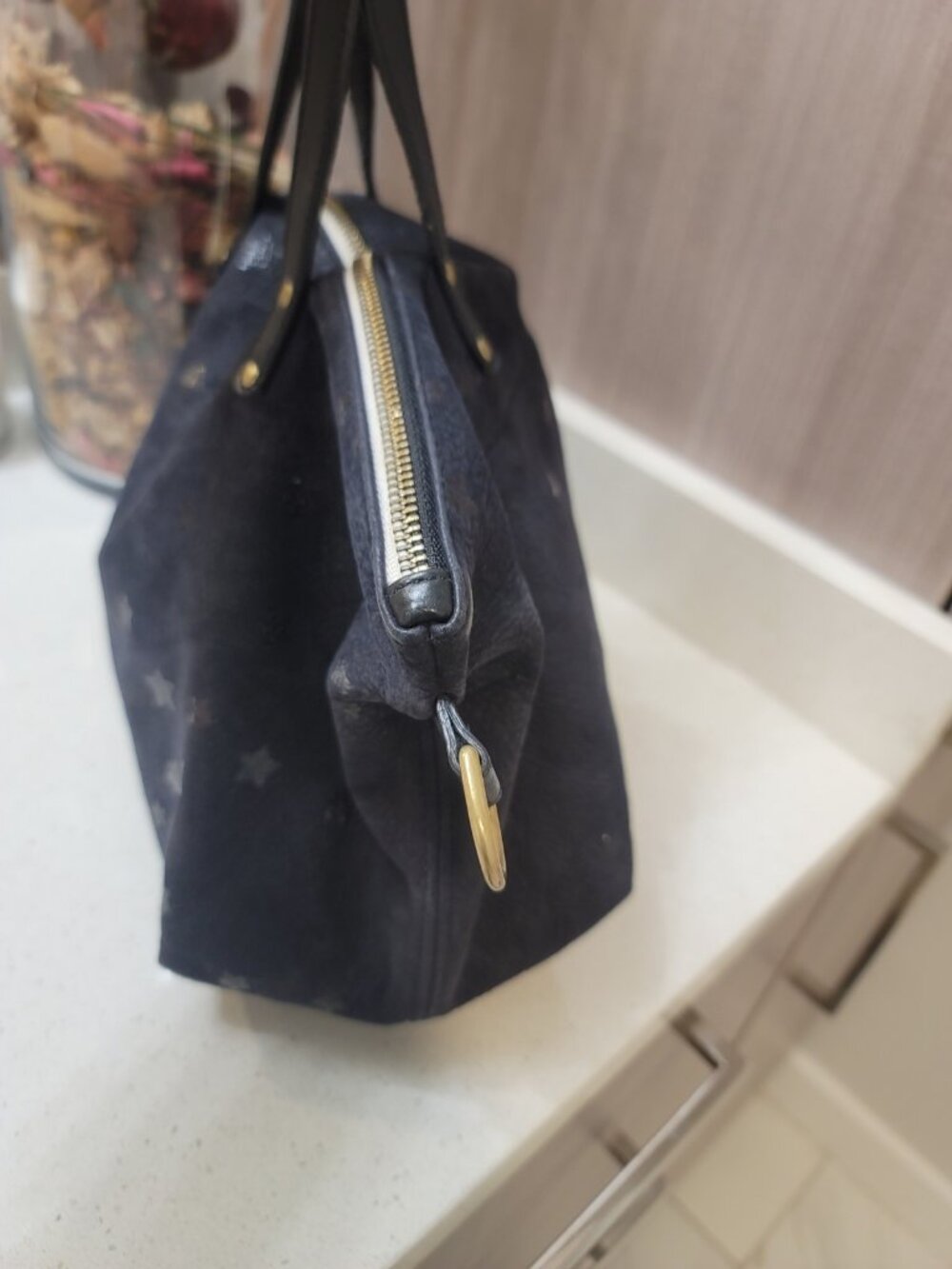 Kempton and Co Black Leather Black Purse Shoulder HandBag - Picture 6 of 11